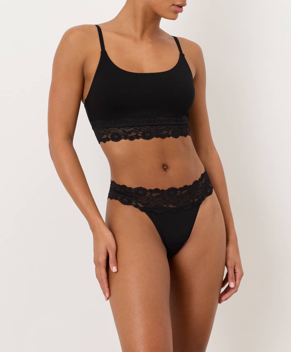 Women's Lace Waist Thong